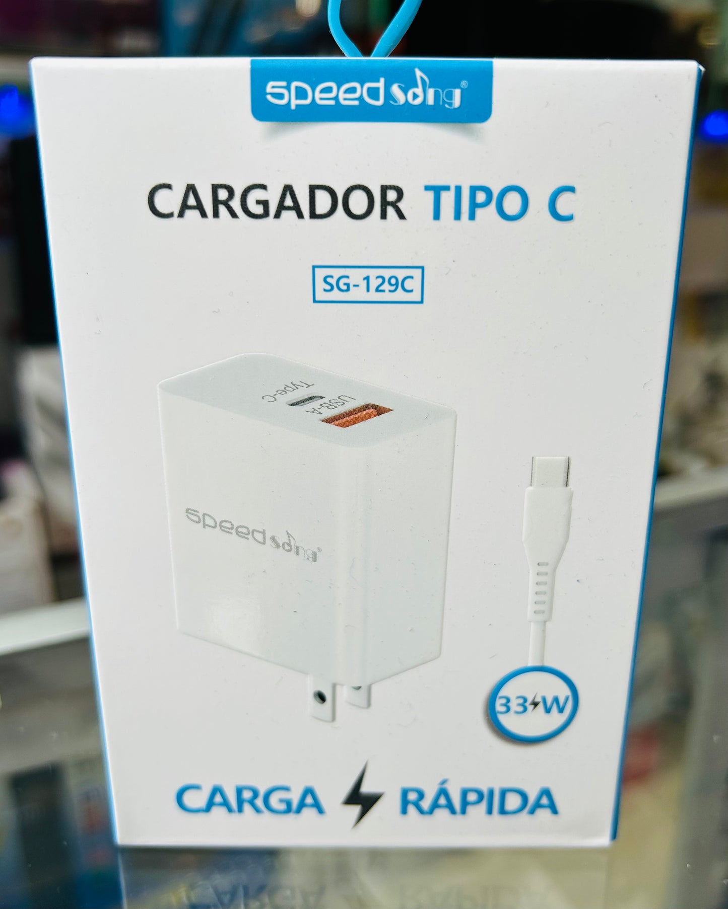 Cargador carga rápida TIPO C - 33W