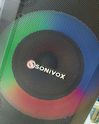 Cabina de sonido recargable SONIVOX 8" PRO