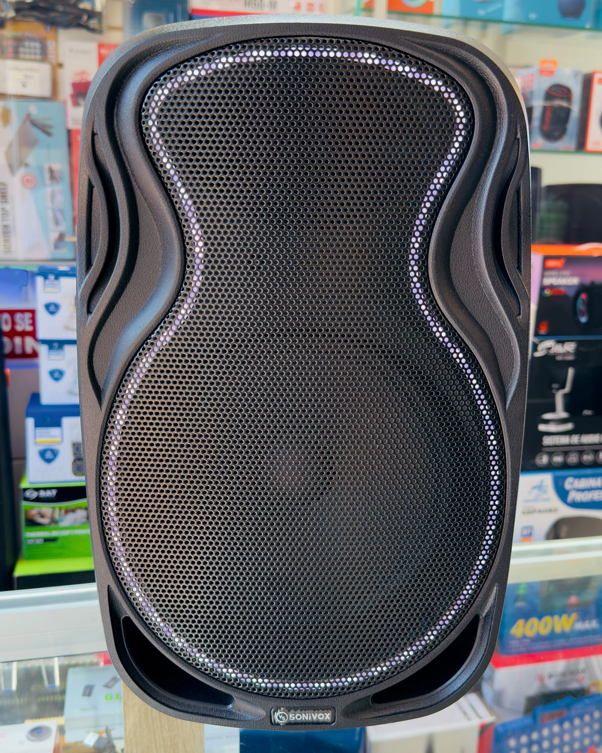 Cabina de sonido recargable SONIVOX 8"