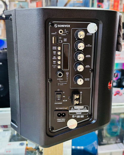 Cabina de sonido recargable SONIVOX 6,5" PRO