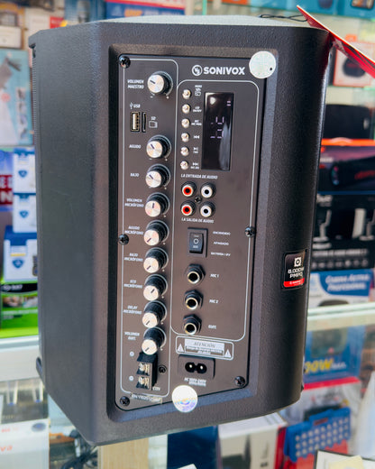 Cabina de sonido recargable SONIVOX 8" PRO