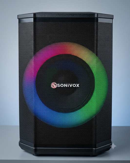 Cabina de sonido recargable SONIVOX 8" PRO