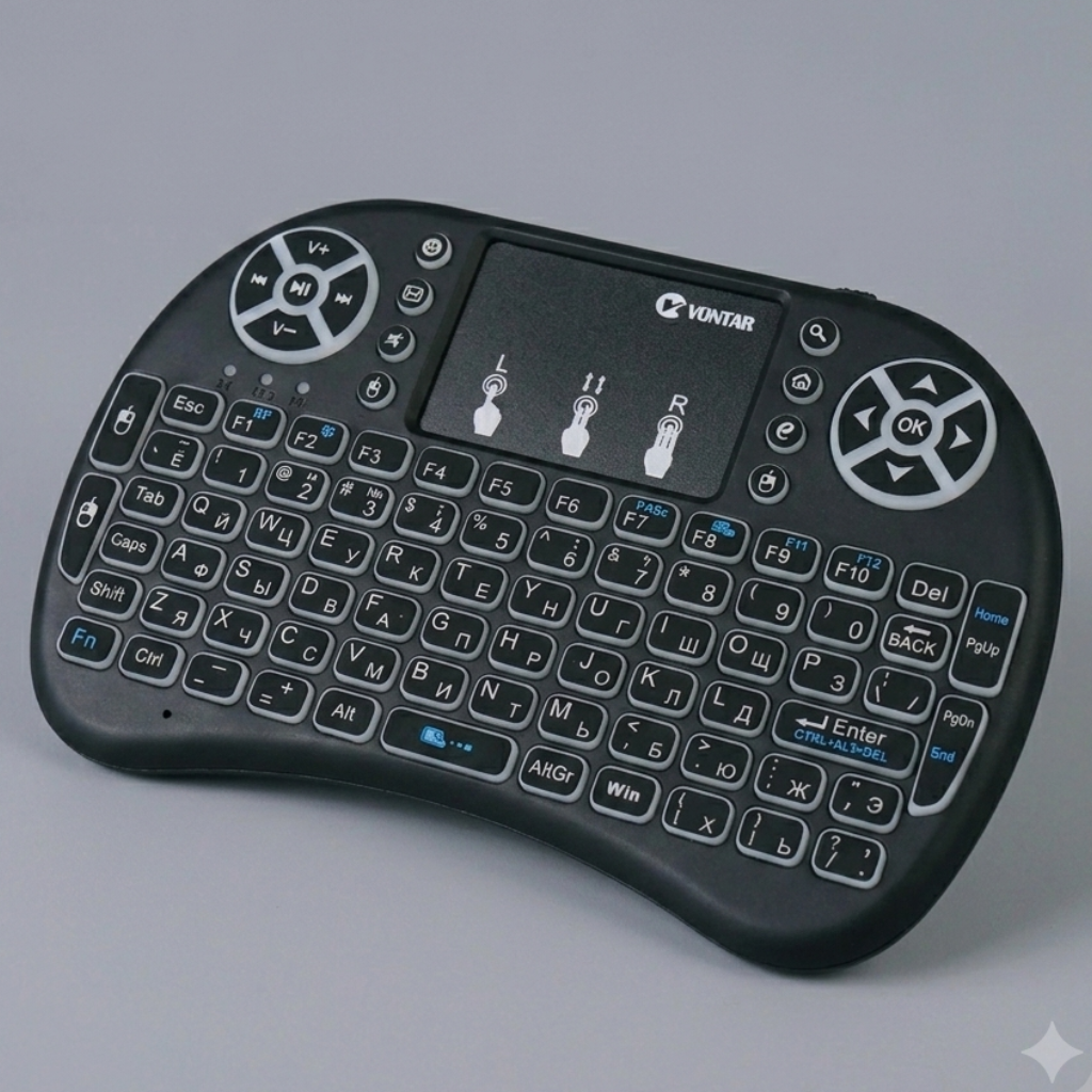 Mini teclado inalambrico smart TV