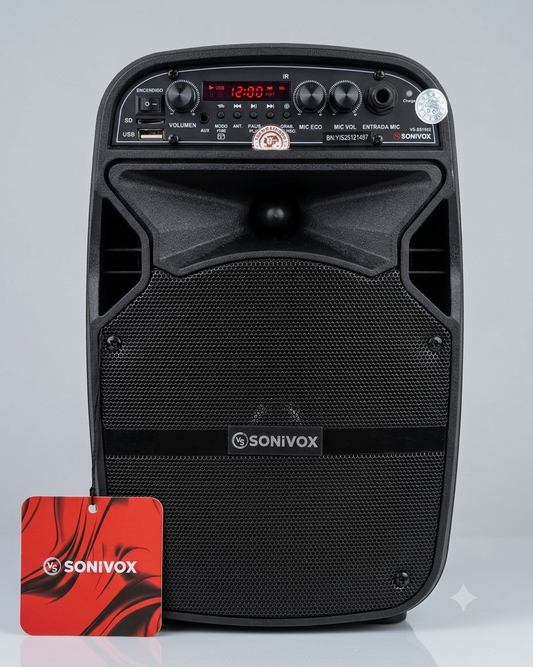 Cabina de sonido recargable SONIVOX de 6,5"