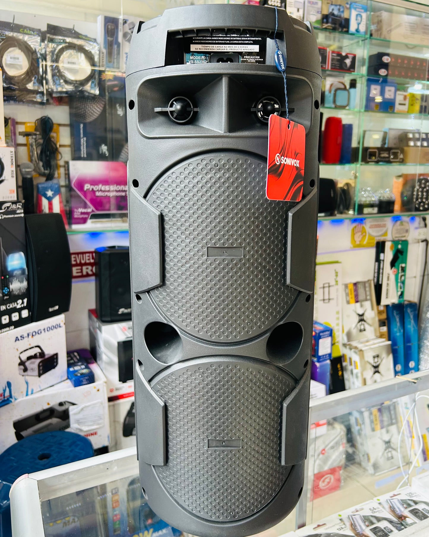 Cabina sonivox doble parlante de 6,5"