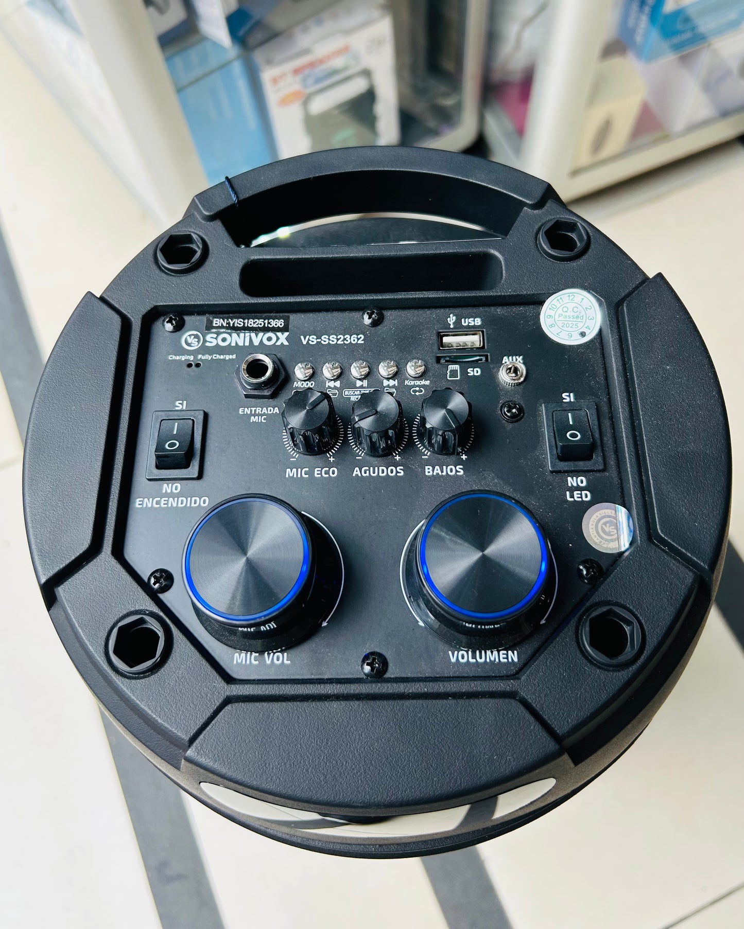 Cabina sonivox doble parlante de 6,5"