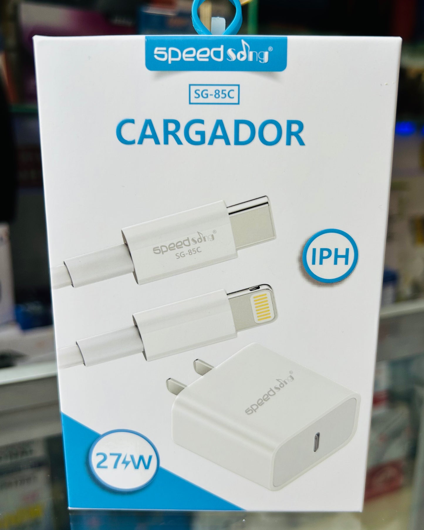 Cargador carga rápida para IPhone 27W