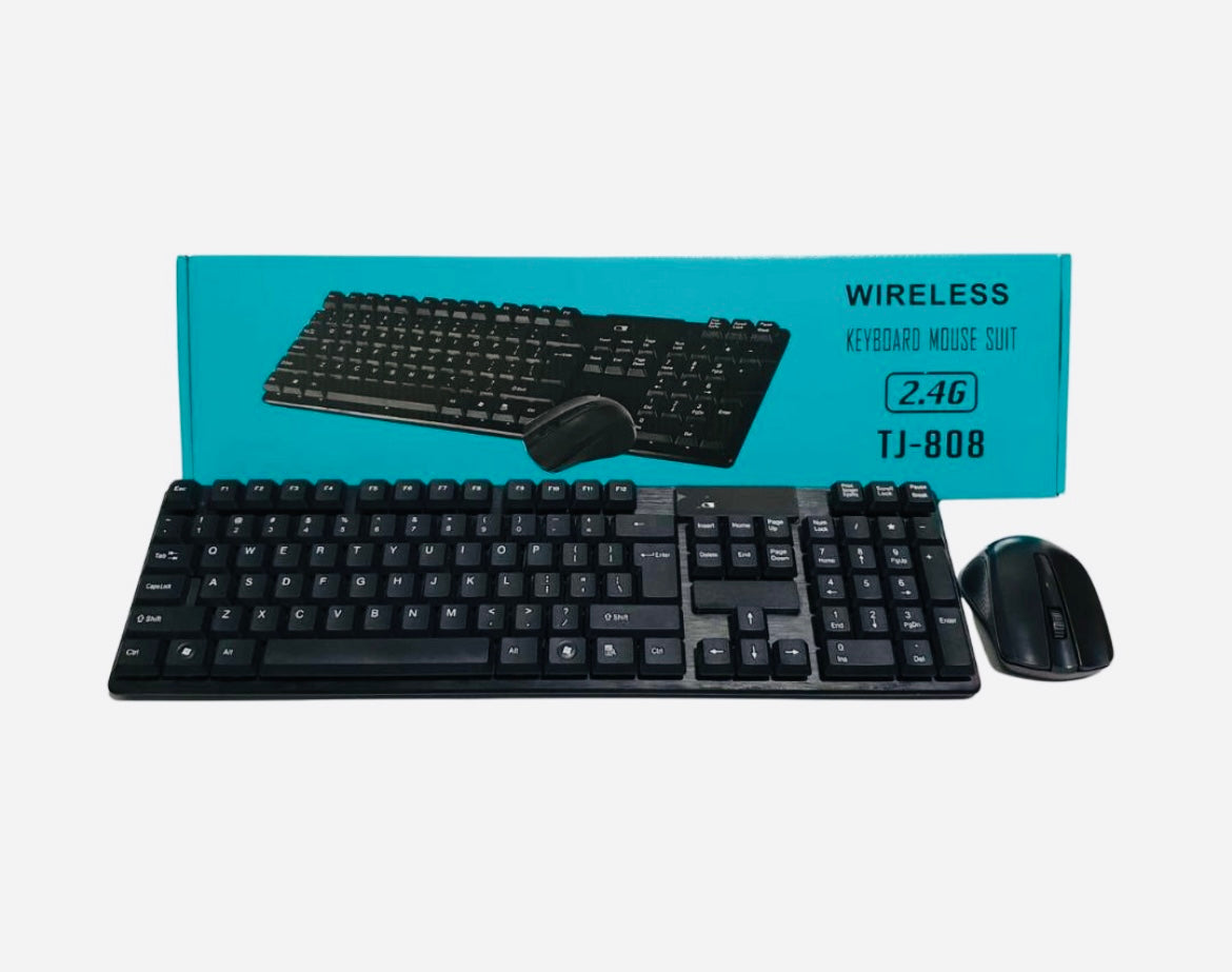 COMBO teclado + mouse inalámbrico por USB 808