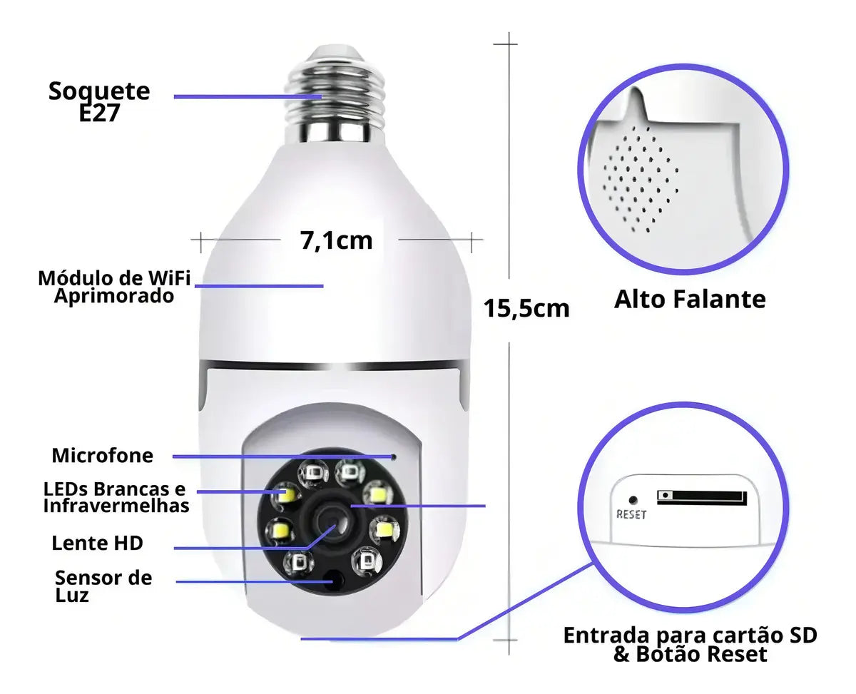 Cámara Robótica Bombillo