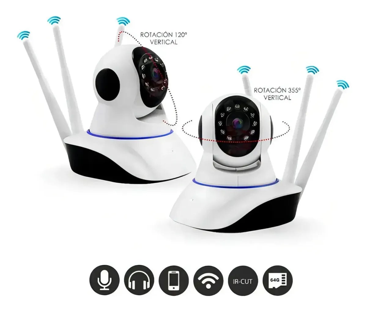 Cámara robótica WIFI 3 JORTAN 1MP